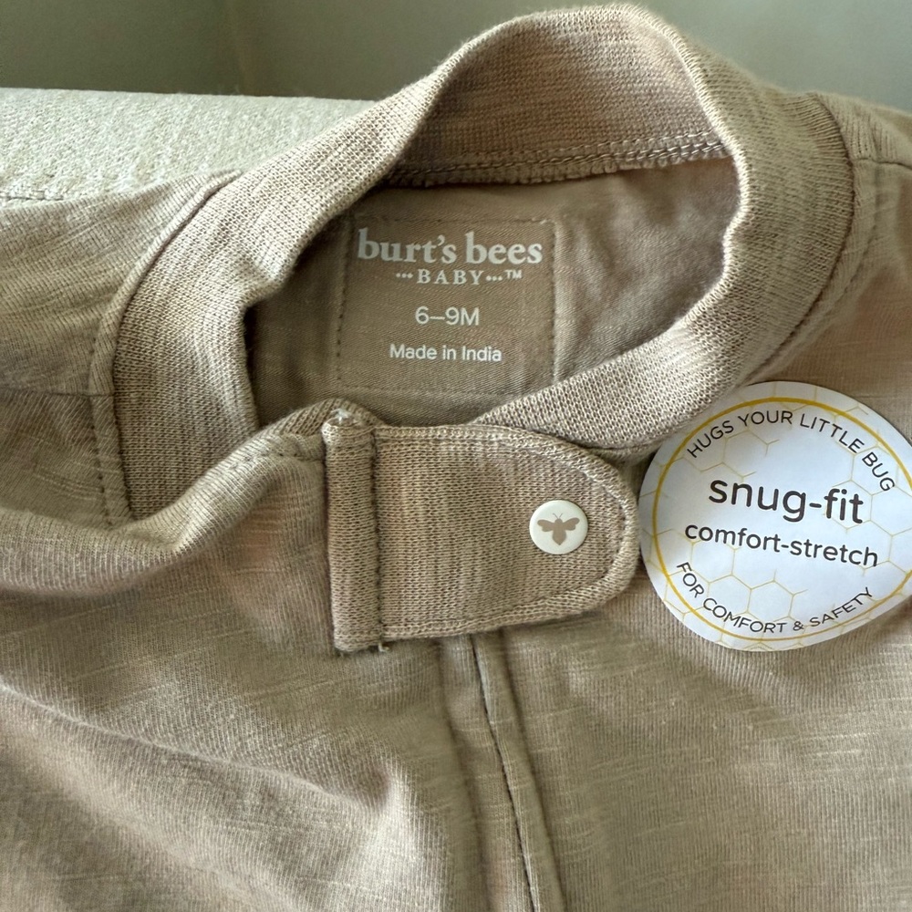 NWT Burt’s Bees honeysoft baby sleeper, 6-9 months - Picture 4 of 6